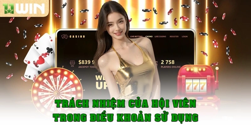 Trách nhiệm của hội viên trong điều khoản sử dụng